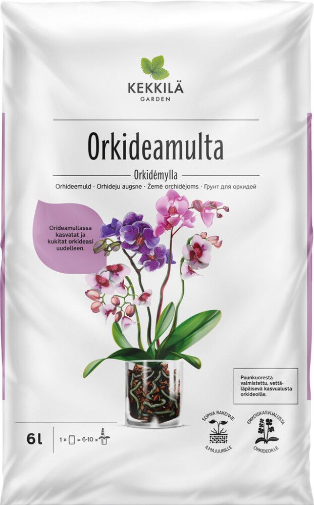 Orkideamulta Kekkilä 6L