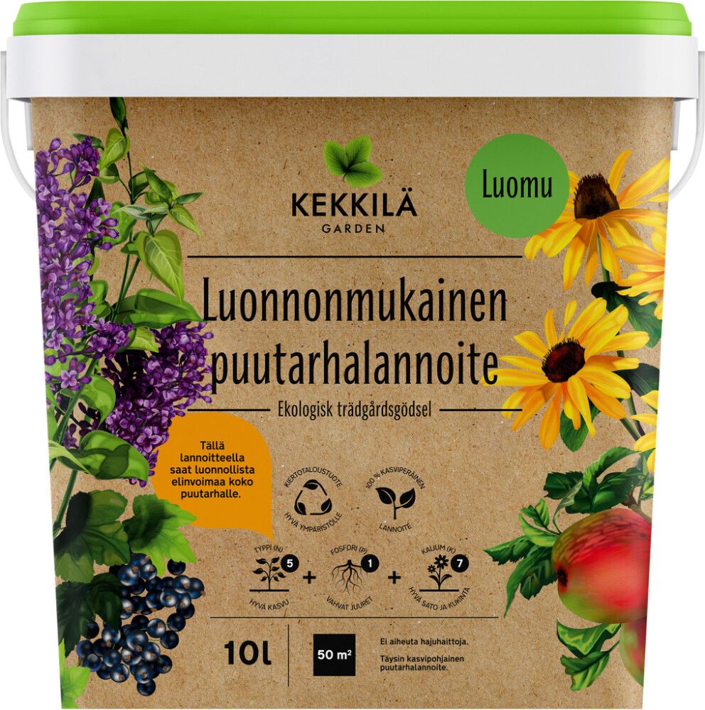 Puutarhalannoite Kekkilä luonnonmukainen 10 l