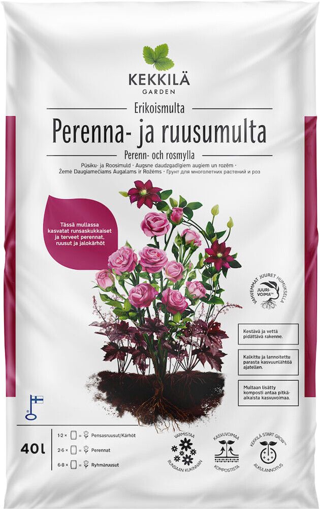 Perenna- ja ruusumulta Kekkilä 40 l