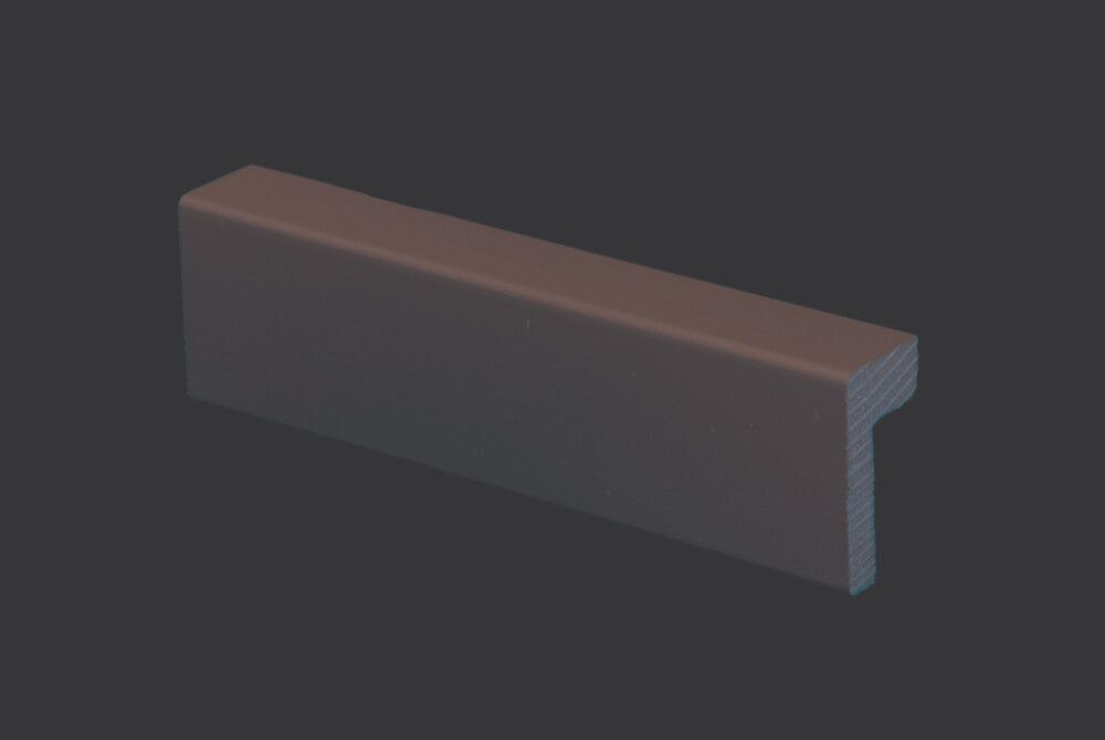 Reunalista 21 x 42 / 13 x 2700 mm mänty valkoinen