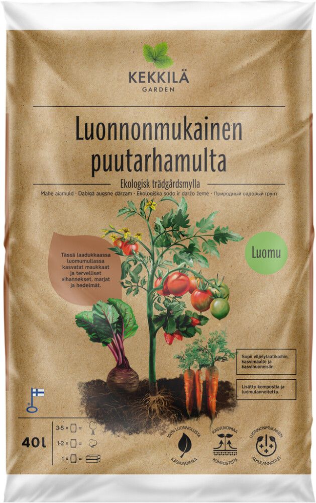 Puutarhamulta Kekkilä luonnonmukainen 40 l