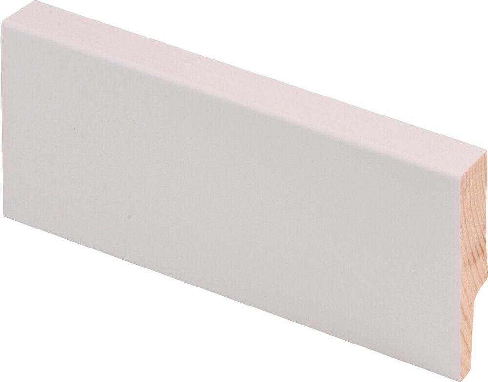 Jalkalista Maler 12 x 58 x 2700 mm Mänty Sormijatkettu Valkoinen