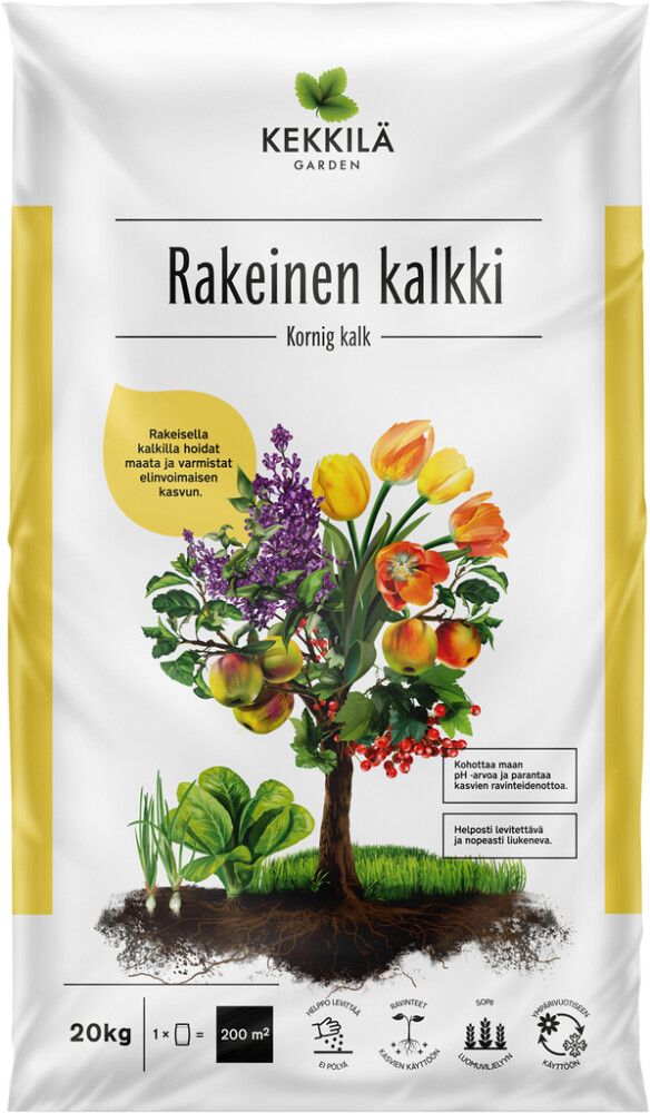 Rakeinen kalkki Kekkilä 20 kg