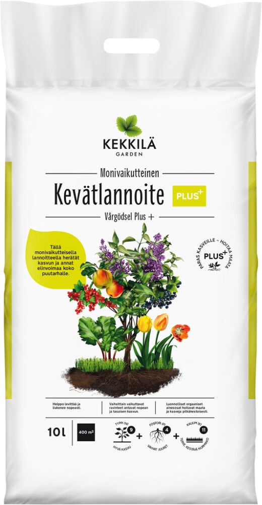 Kevätlannoite Kekkilä Plus+ 10 l