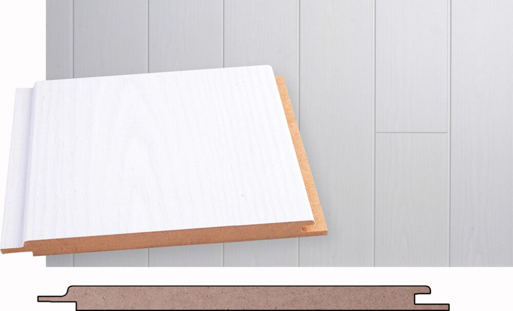 Kattopaneeli Maler MDF Hopeasaarni STP-5 10 x 160 x 2070 mm