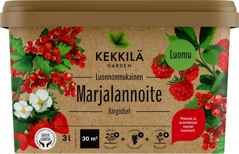 Marjalannoite Kekkilä luonnonmukainen 3 l