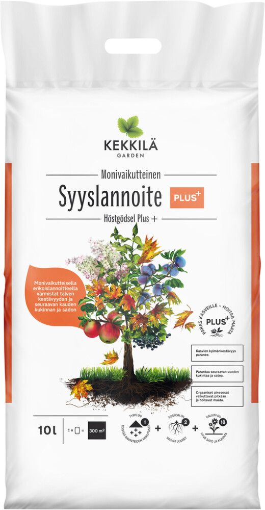 Syyslannoite Kekkilä Plus+ 10 l