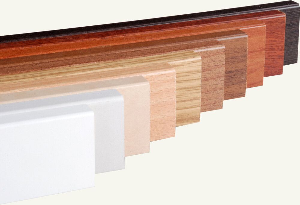 Jalkalista Maler Aava R2 12 x 42 x 2750 mm MDF Valkoinen