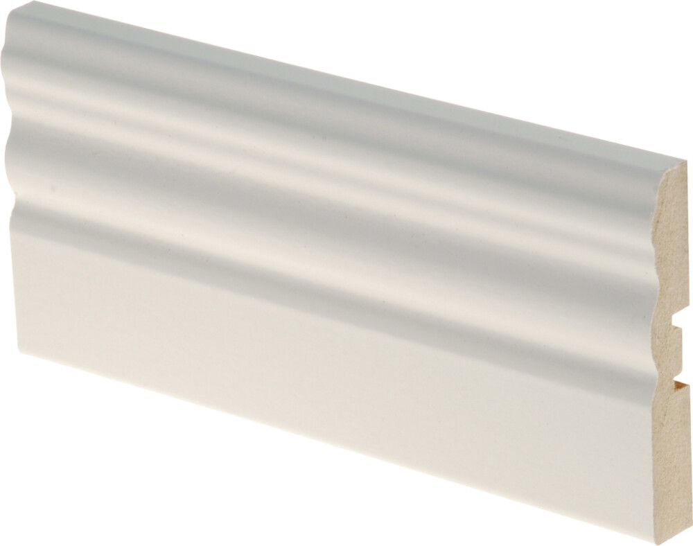 Peitelista Maler Uurre 12 x 70 x 2200 mm MDF valkoinen