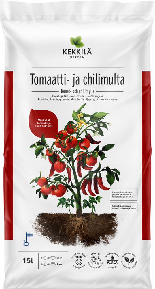 Tomaatti- ja chilimulta Kekkilä 15 l