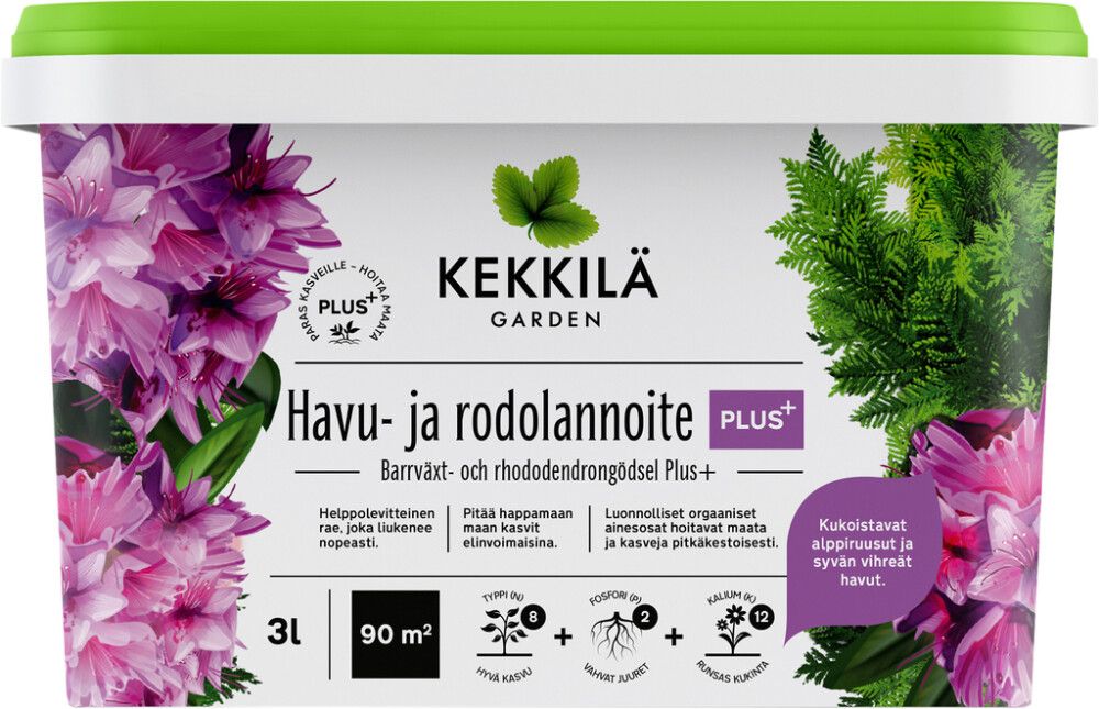 Havu- ja rodolannoite Kekkilä PLUS+ 3 l