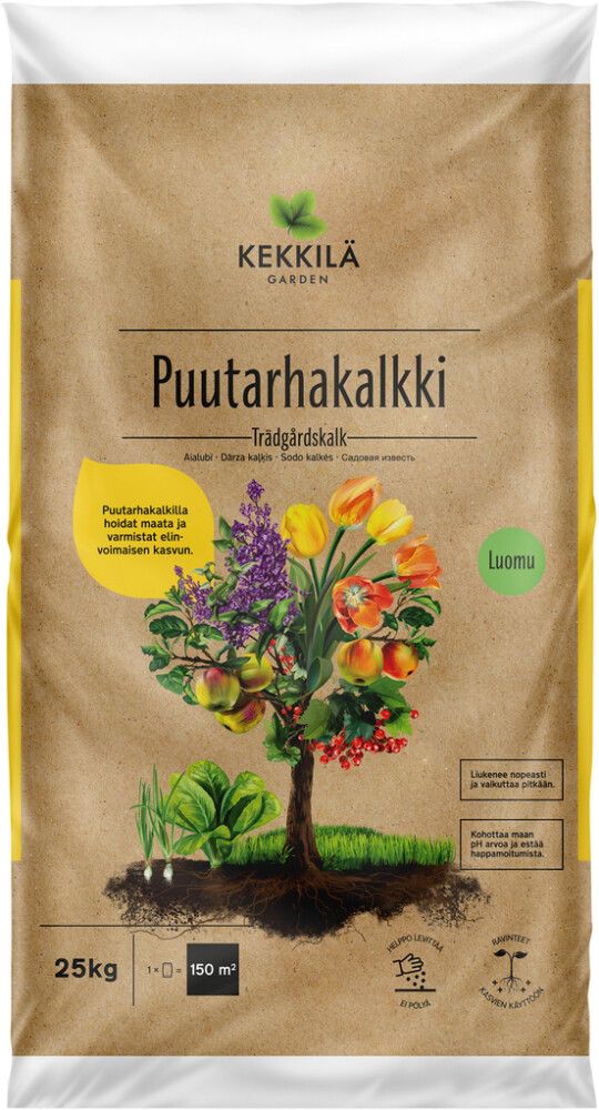 Puutarhakalkki Kekkilä 25 kg