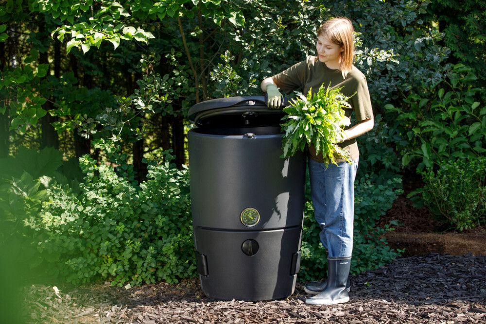 Kotikompostori Kekkilä Kestävä+ 230 l tummanharmaa