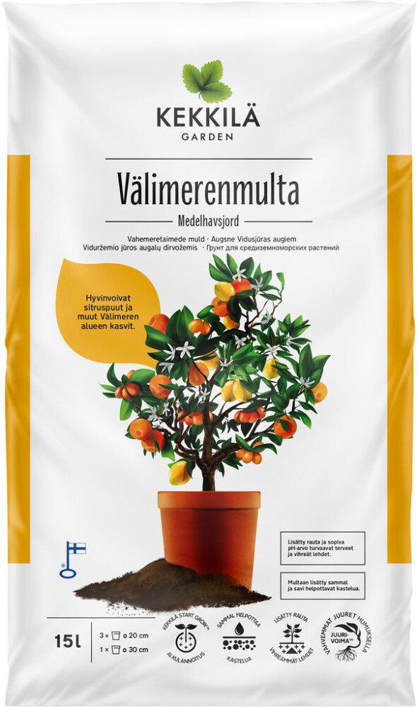 Välimerenmulta Kekkilä 15 l