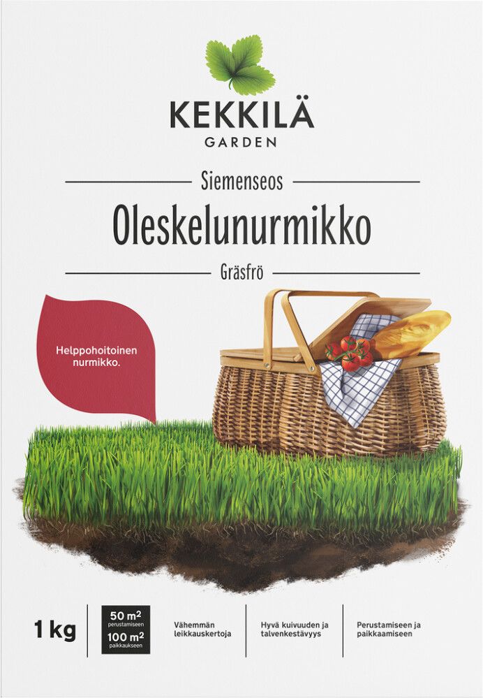 Nurmikonsiemenseos Kekkilä Oleskelunurmikko 1 kg