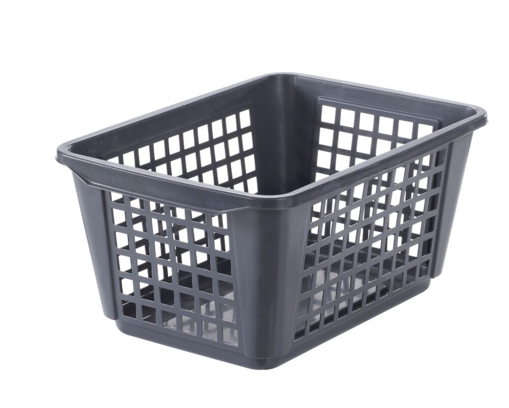 Pyykkikori Orthex 46 L Tummanharmaa