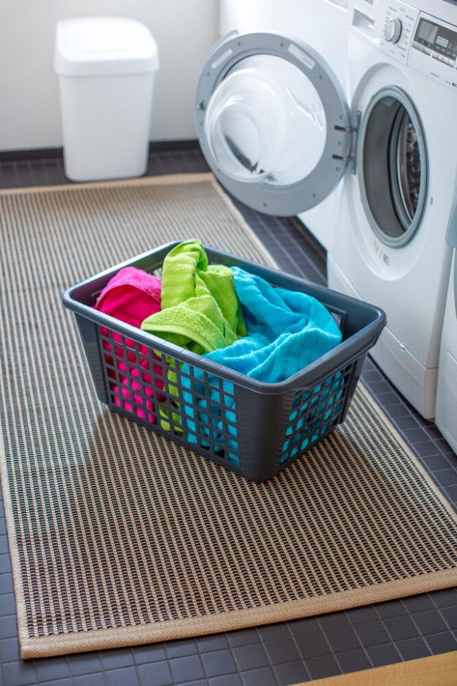 Pyykkikori Orthex 46 L Tummanharmaa