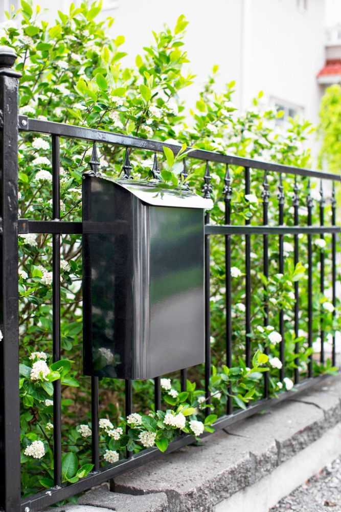 Postilaatikko Orthex Metalli Lukittava Musta