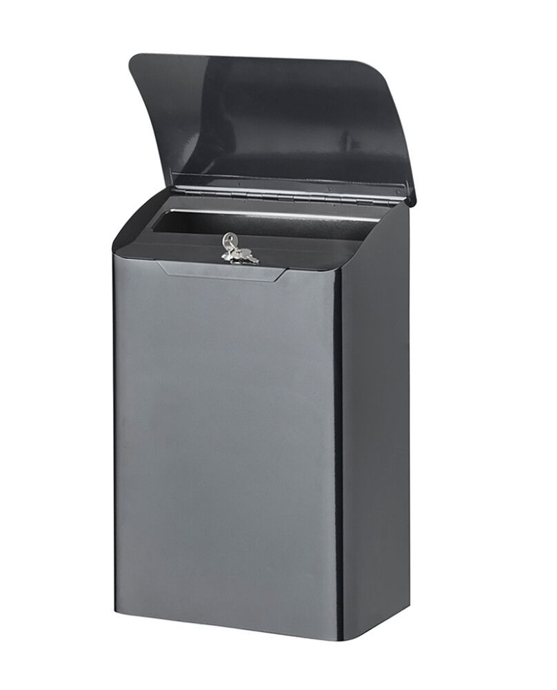 Postilaatikko Orthex Metalli Lukittava Musta