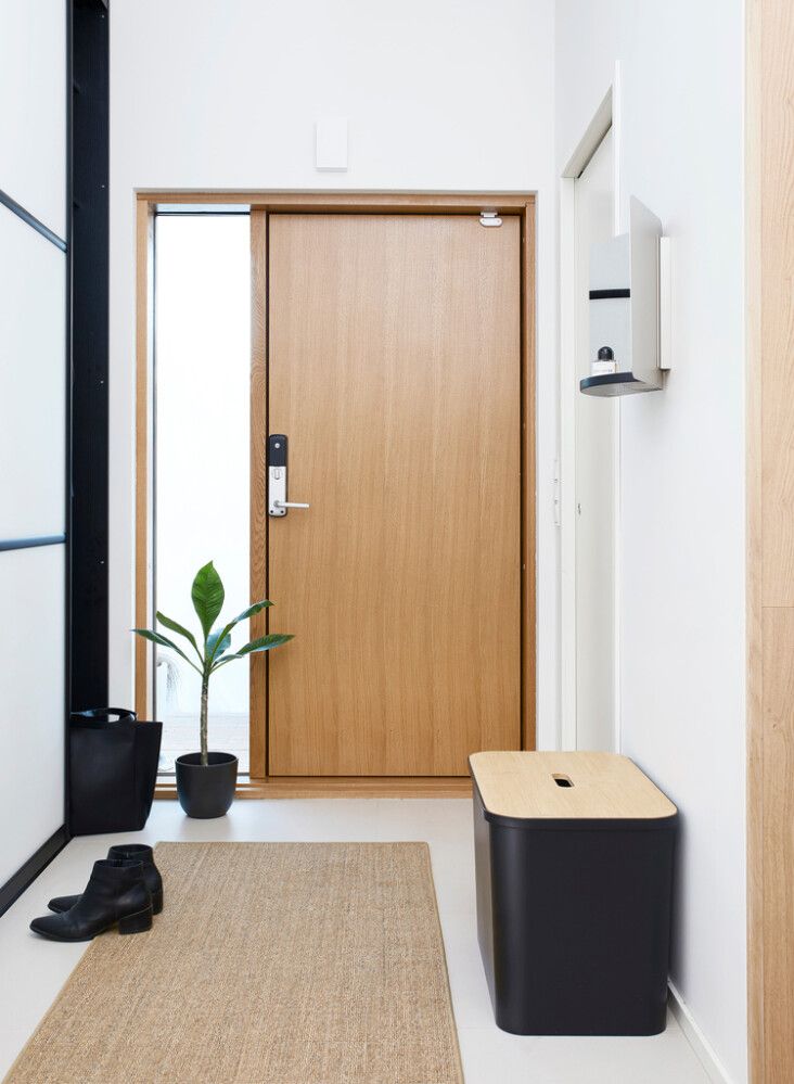 Lajitteluastiasetti SmartStore Collect 76 L Musta Vanerikannella