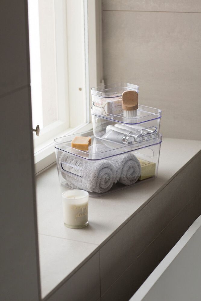Säilytyslaatikkolajitelma SmartStore Clear Compact 4-pack