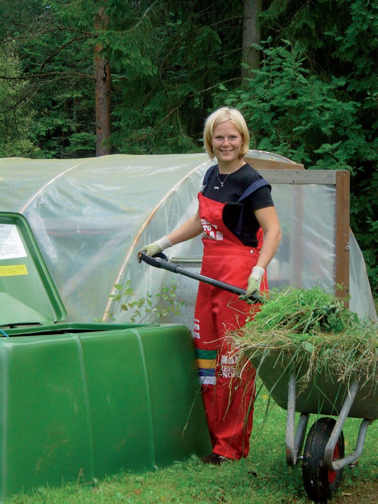 Puutarhakompostori Biolan 900 l vihreä