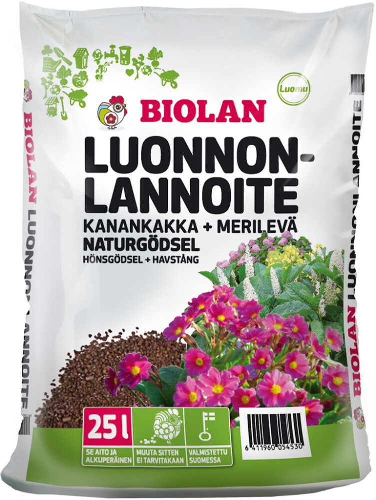 Luonnonlannoite Biolan 25 l