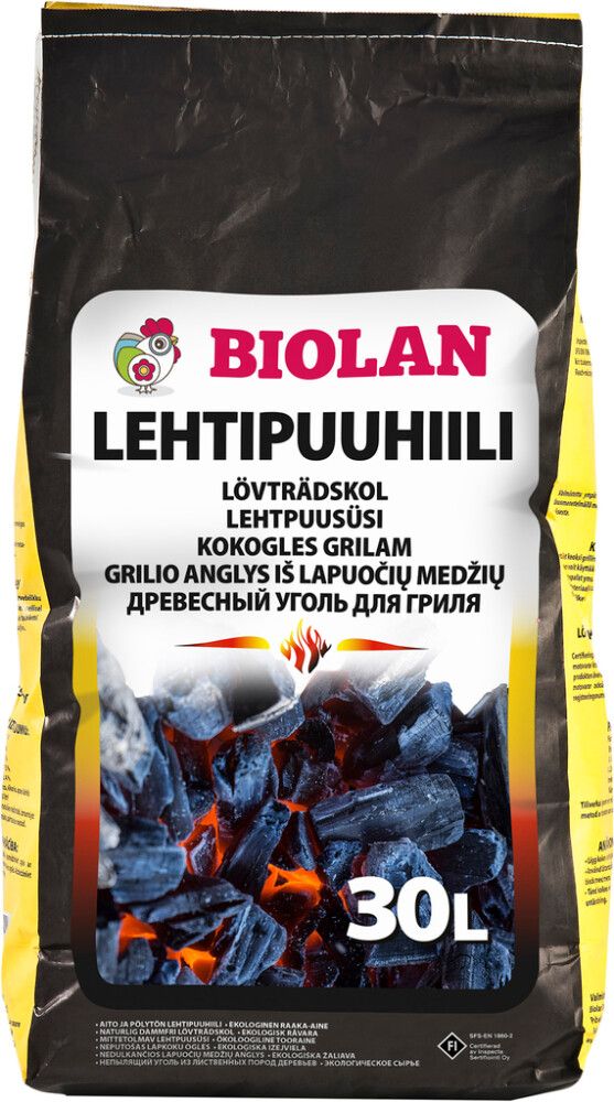 Lehtipuuhiili Grillisti 30 l