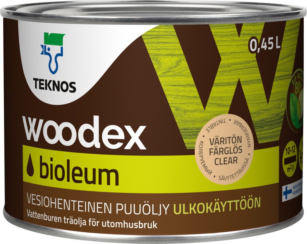 Puuöljy Teknos Woodex Bioleum Väritön