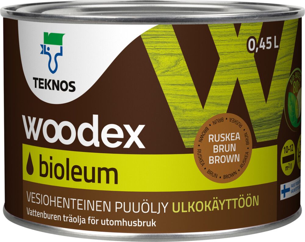 Puuöljy Teknos Woodex Bioleum Ruskea