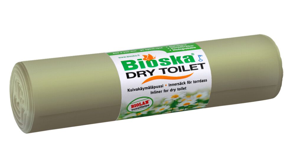 Biojätepussi Biolan Bioska Dry Toilet 30 kpl