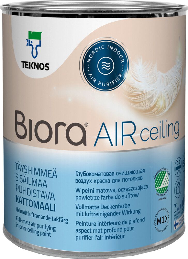 Sisäkattomaali Teknos Biora Air Ceiling