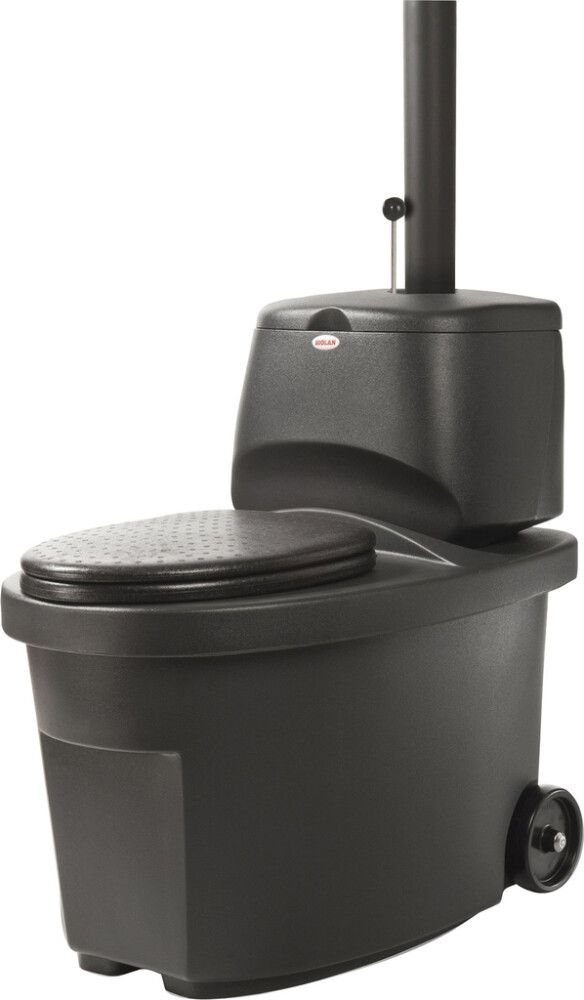 Kuivikekäymälä erotteleva Biolan tummanharmaa