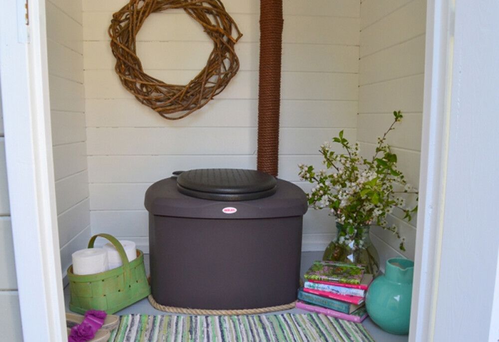 Kompostikäymälä Biolan Eco 200 l tummanharmaa