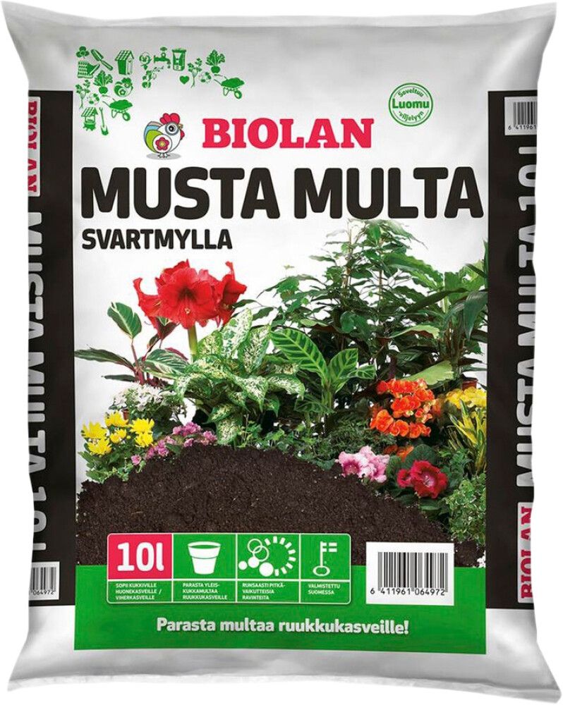 Musta Multa Biolan 10 l