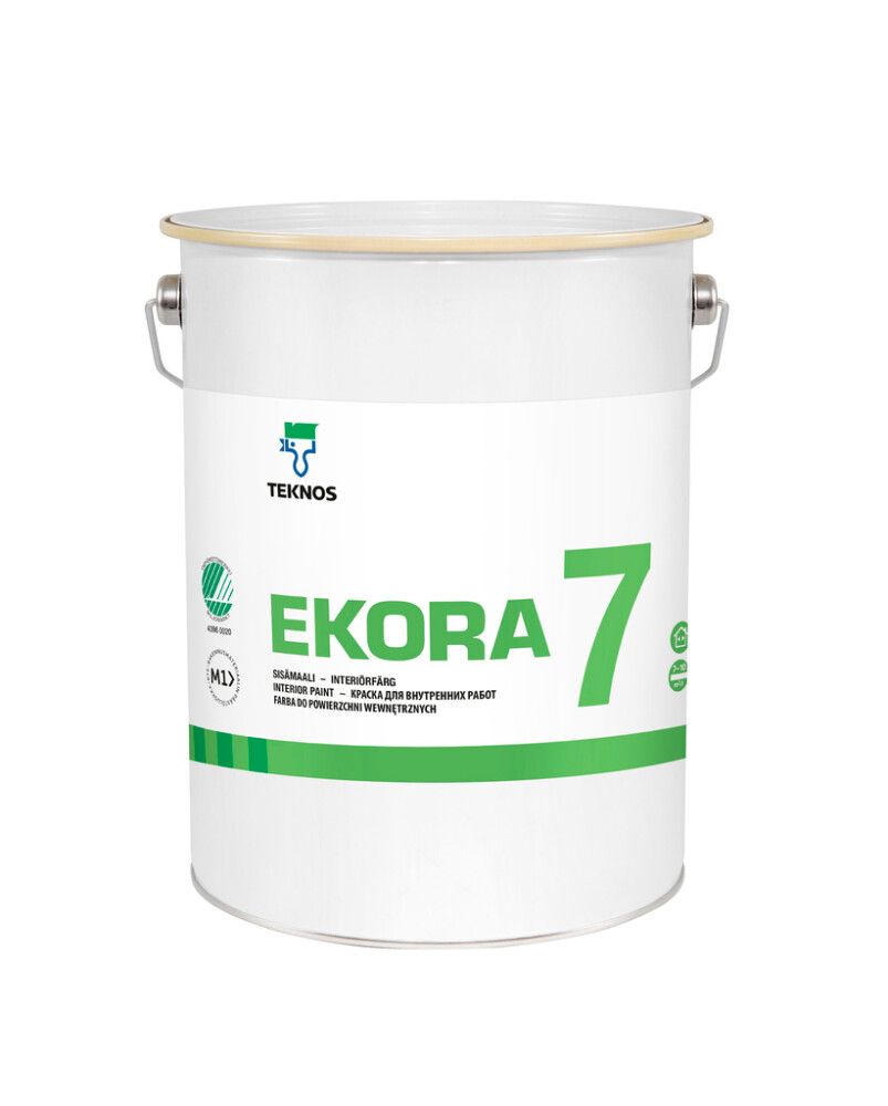 Sisämaali Teknos Ekora 7 Valkoinen