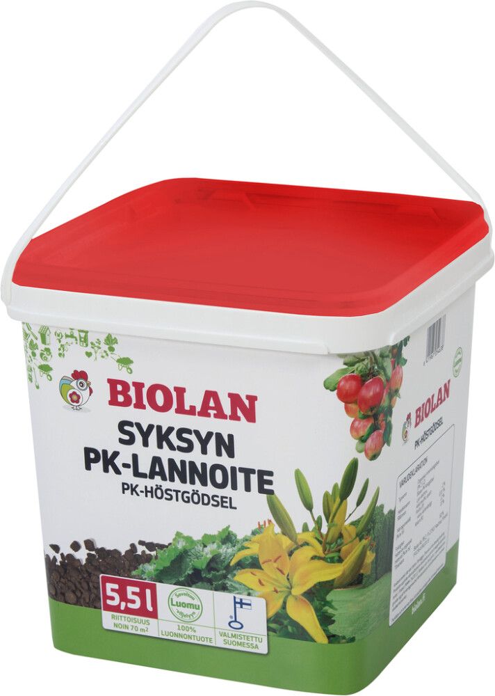 Syksyn PK-Lannoite Biolan 5,5 l