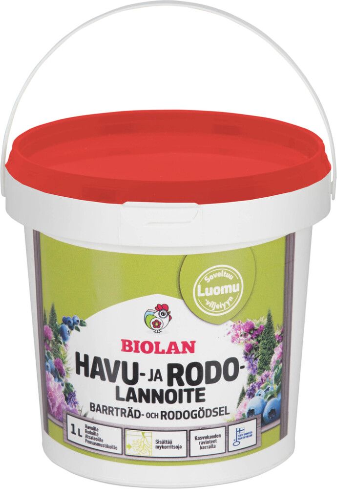 Havu- ja rodolannoite Biolan 1 l