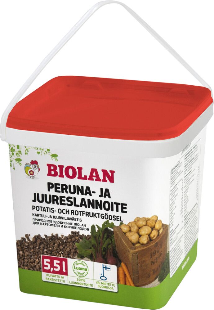 Peruna- ja juureslannoite Biolan 5,5 l