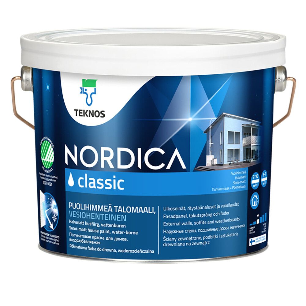 Talomaali Teknos Nordica Classic Punainen