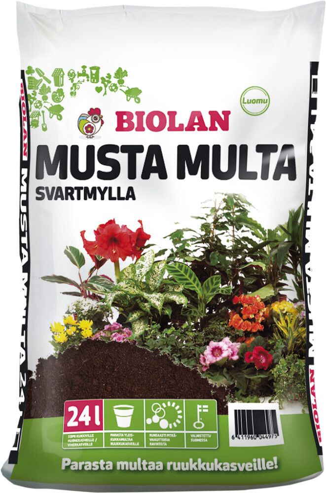 Musta multa Biolan 24 l