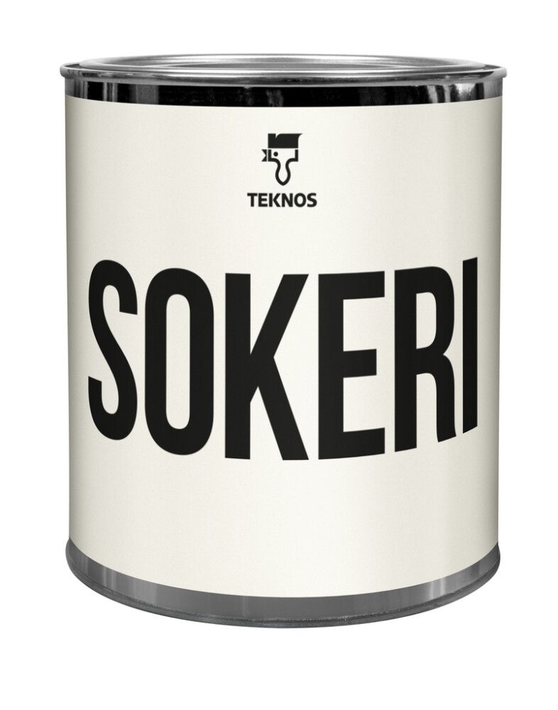 Miniväripurkki Teknos Colour Sample 0,125 l Sokeri