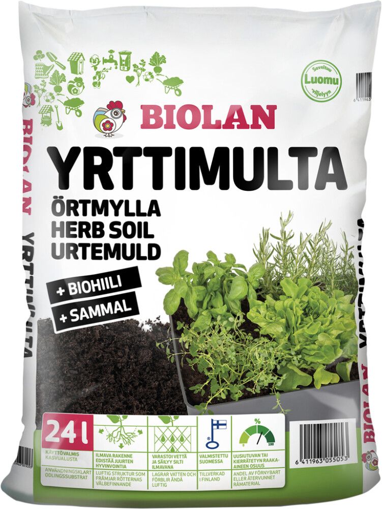 Yrttimulta Biolan 24 l