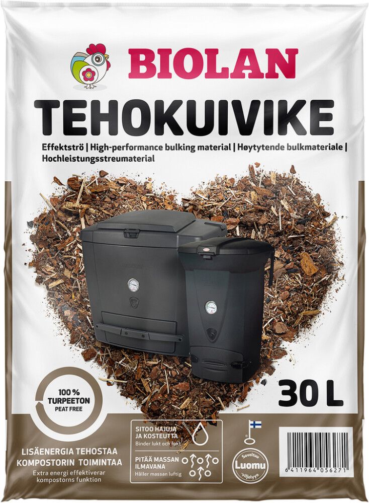 Tehokuivike Biolan 30 l turpeeton