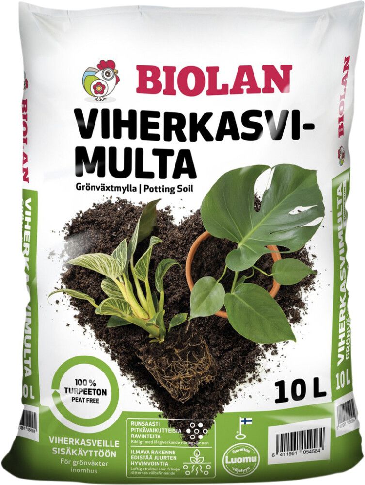 Viherkasvimulta Biolan 10 l turpeeton