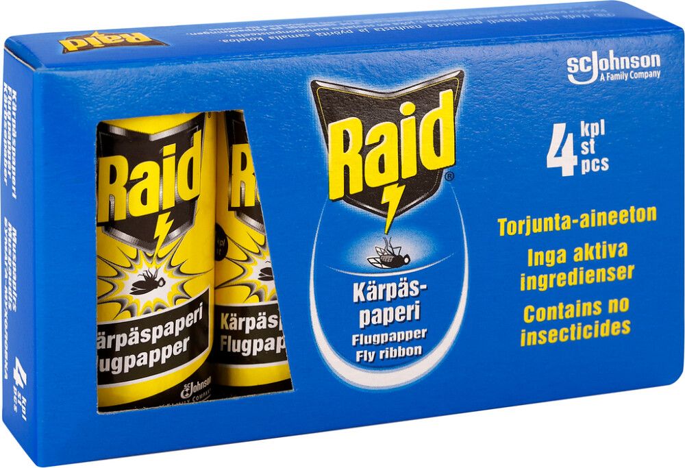 Kärpäspaperi Raid 4 kpl