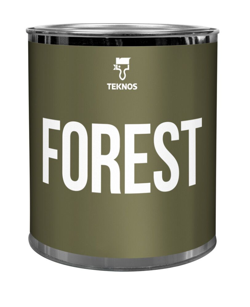 Miniväripurkki Teknos Colour Sample 0,125 l Forest