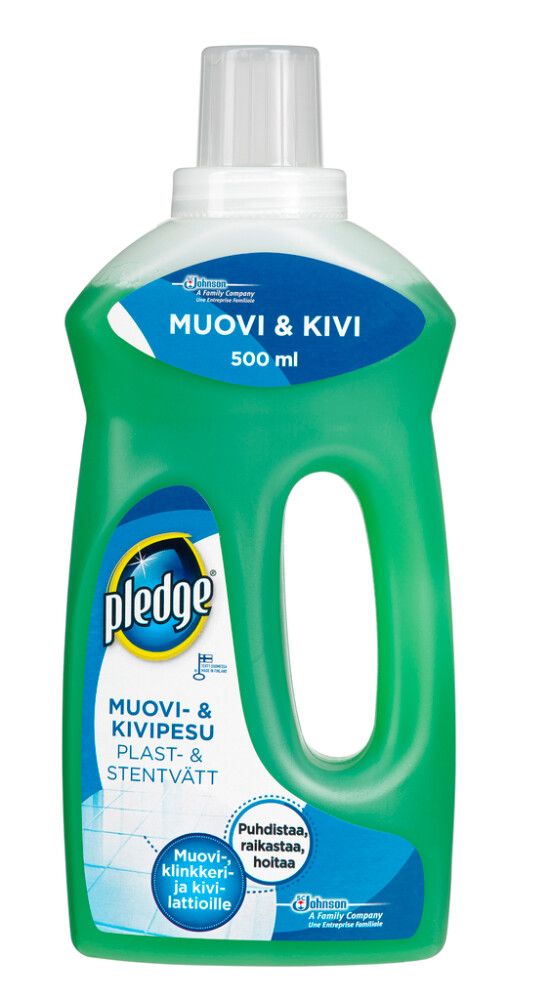 Muovi- ja Kivipesu Pledge 500 ml
