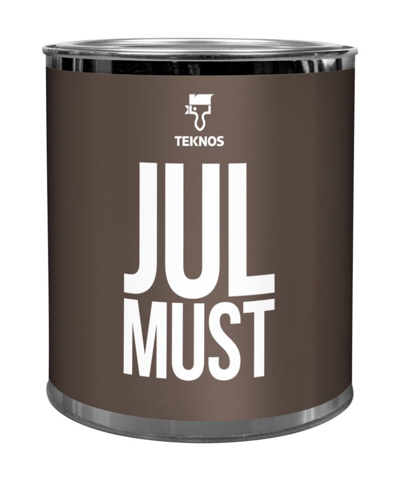 Miniväripurkki Teknos Colour Sample 0,125 l Julmust