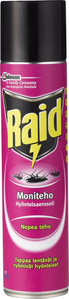 Hyönteisaerosoli Raid moniteho 400 ml